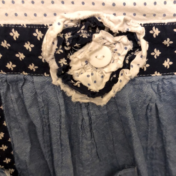 Sue la table 100% Cotton Made in India Apron - 34x24” - each waist tie is 25” - Picture 7 of 9